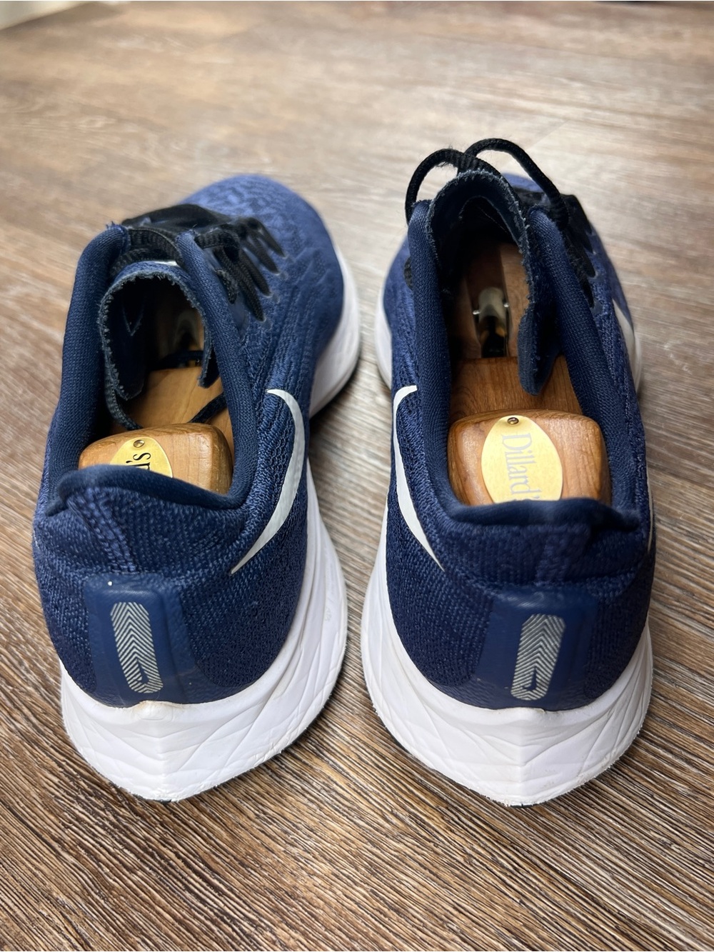 Nike Air Zoom Pegasus 36 Navy Blue White Running Shoes Sneakers | Size: 10.5 - Picture 3 of 8
